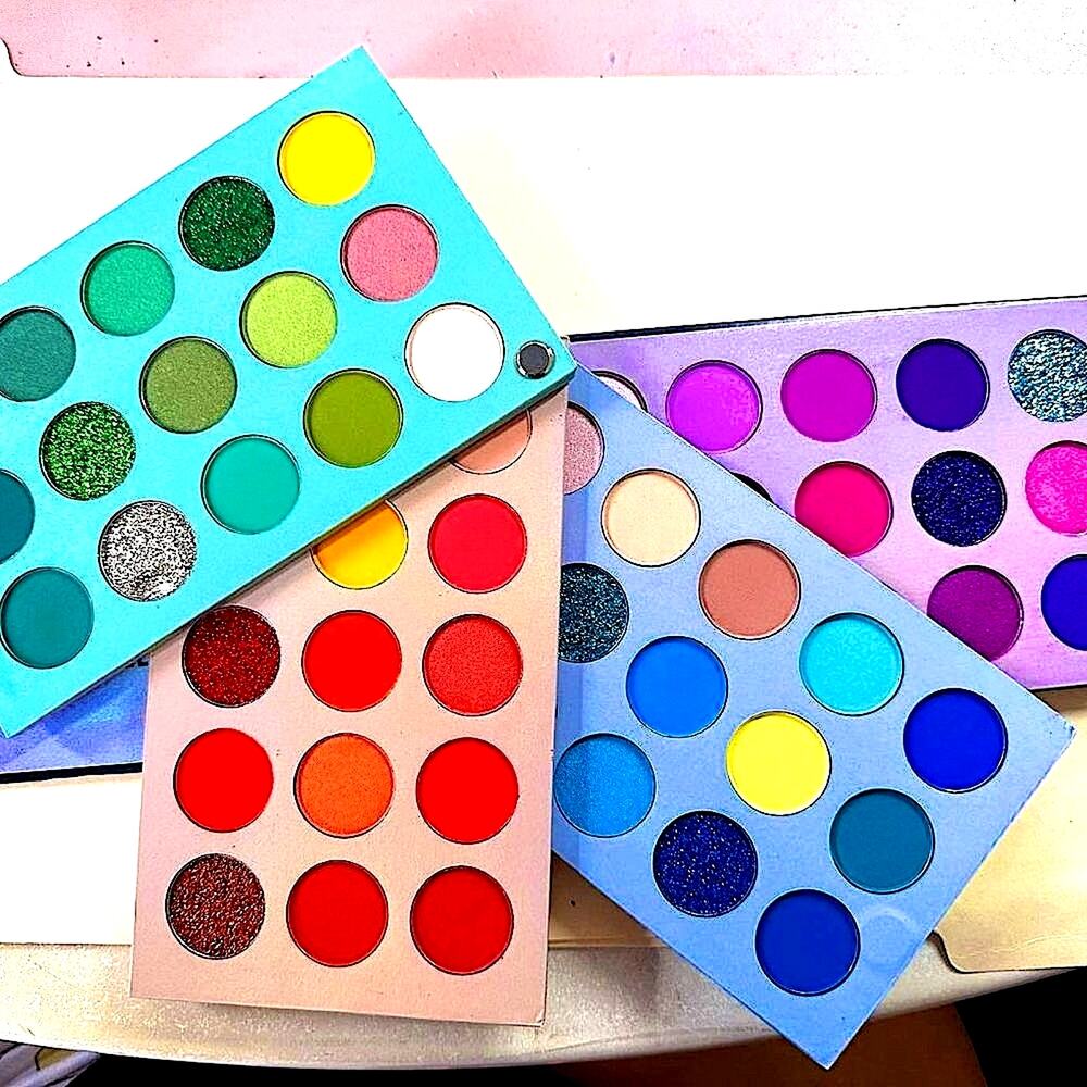 Beauty Glazed 60 Eyeshadow Color Board 4 boards